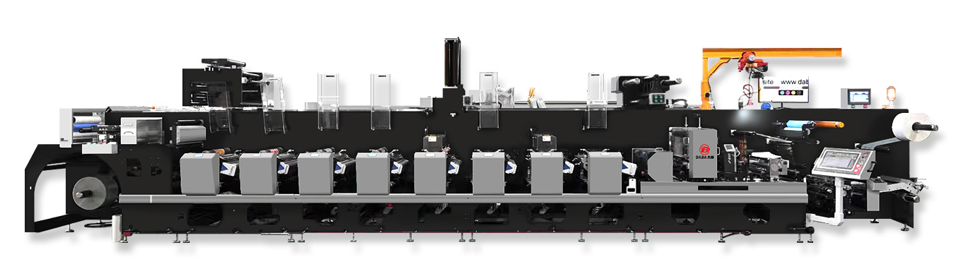 Servo Driven Inline Flexo Press, DBRY-L8370